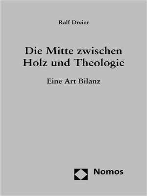 cover image of Die Mitte zwischen Holz und Theologie